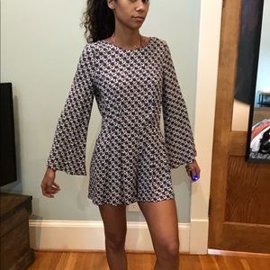 Zara long sleeve romper